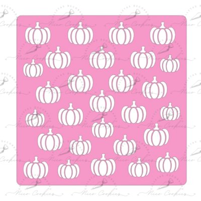 Stencil Patrón Calabazas